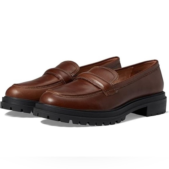 Madewell The Bradley Lugsole Loafer in Leather in Stable Brown - Picture 1 of 13